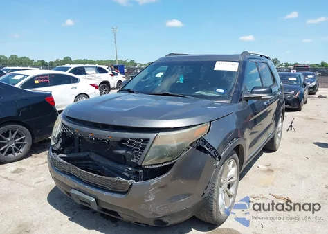 2015 Ford Explorer Xlt z USA, uszkodzony, nr VIN 1FM5K7D85FGC35319